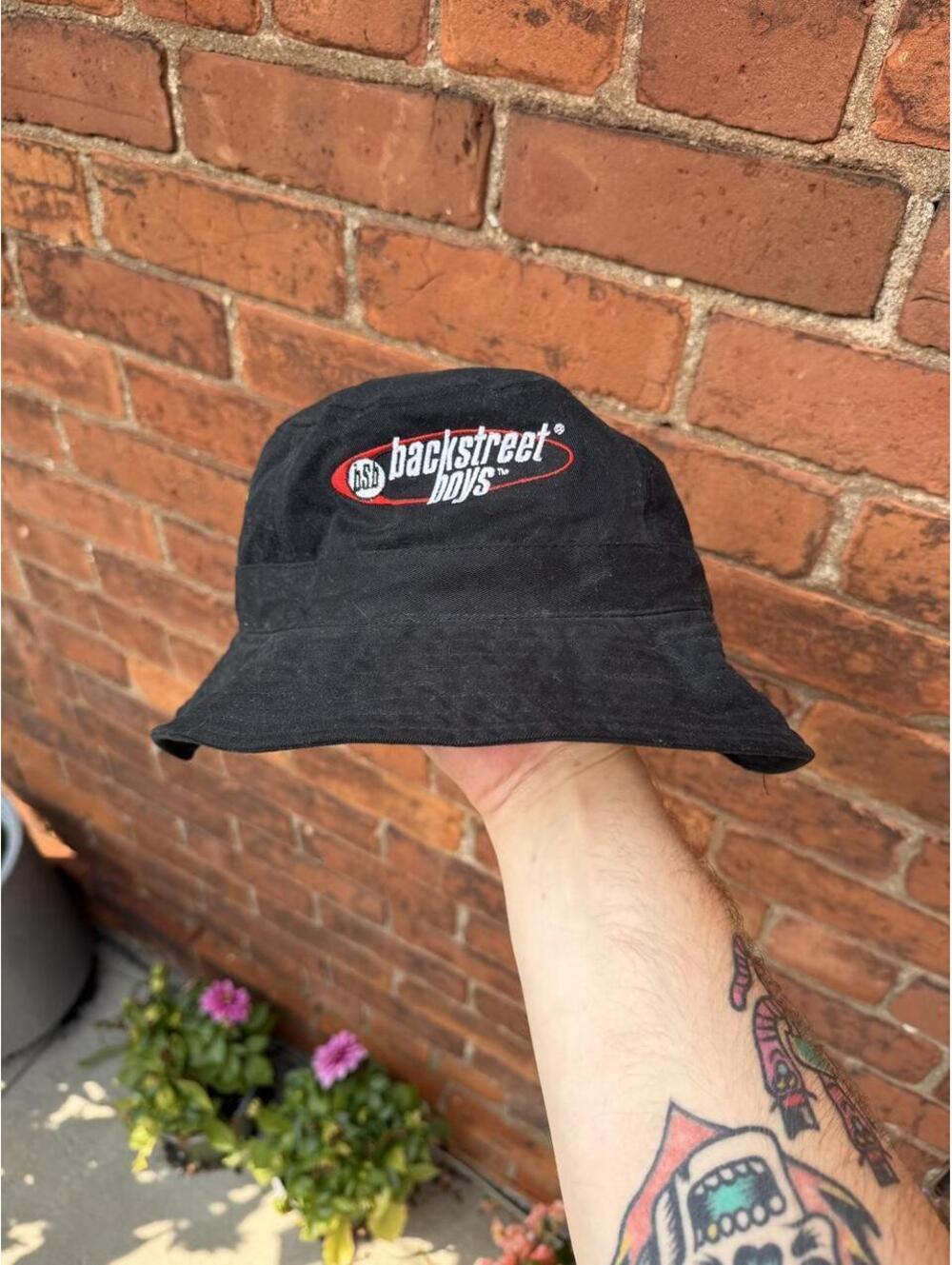 vintage backstreet boys bucket hat 00s